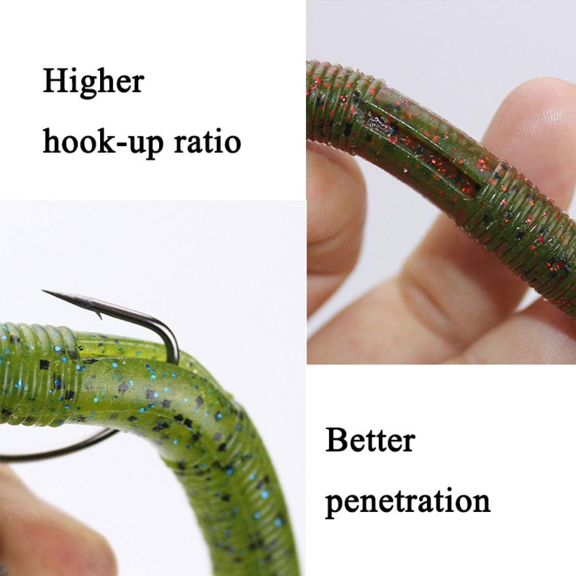 Soft Fishing Lures Kit Set with Tackle Box Including Plastic Worms, Jigs, Topwater Lures, Hook Sinking Swimbaits and More Fishing Gear Lures Kit Set for Saltwater and Freshwater, 79Pcs : Sports & Outdoors