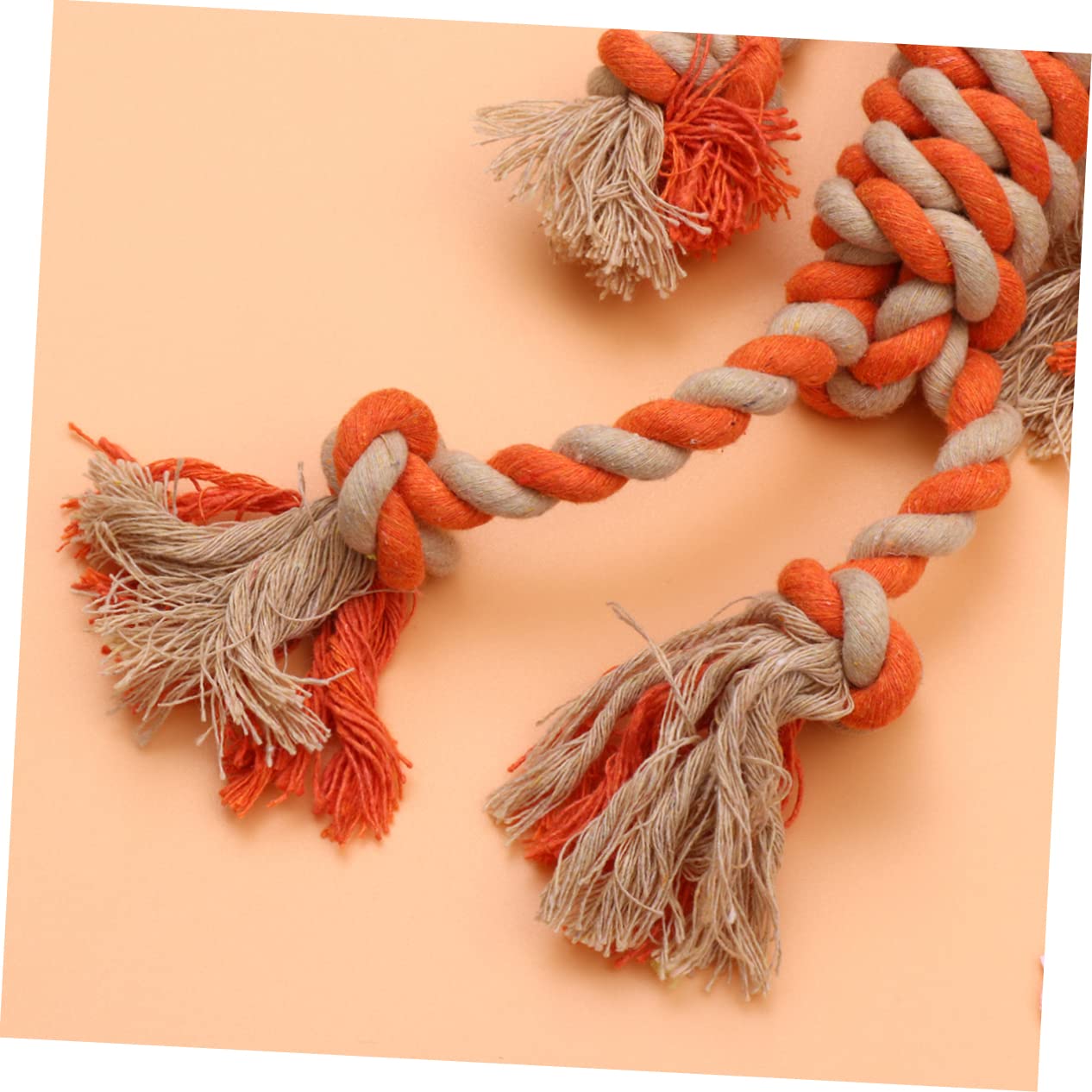 CIYODO Pet Toy Dog Cotton Rope Toy Fun Attractive for Chewing Grabbing Reducing Boredom