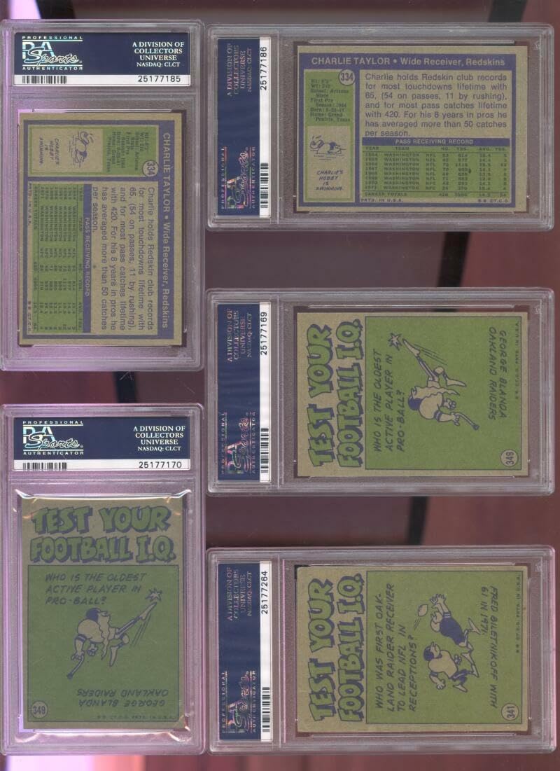1972 Topps #349 Ed Podolak Pro Action PSA 8 Graded Football Card HIGH NUMBER In - Unsigned Football Cards