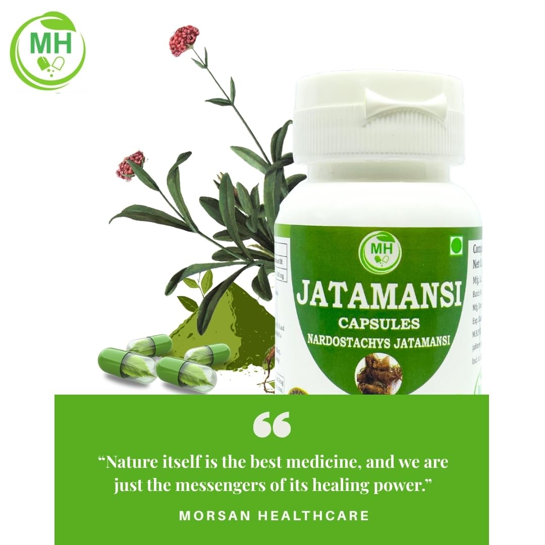 Jatamansi Capsules 500mg – 60 Count | Vegetarian | Plant-Based | Herbal Supplement | No Artificial Additives | Gluten-Free | Organic (pack of 2) — Amazon image 4