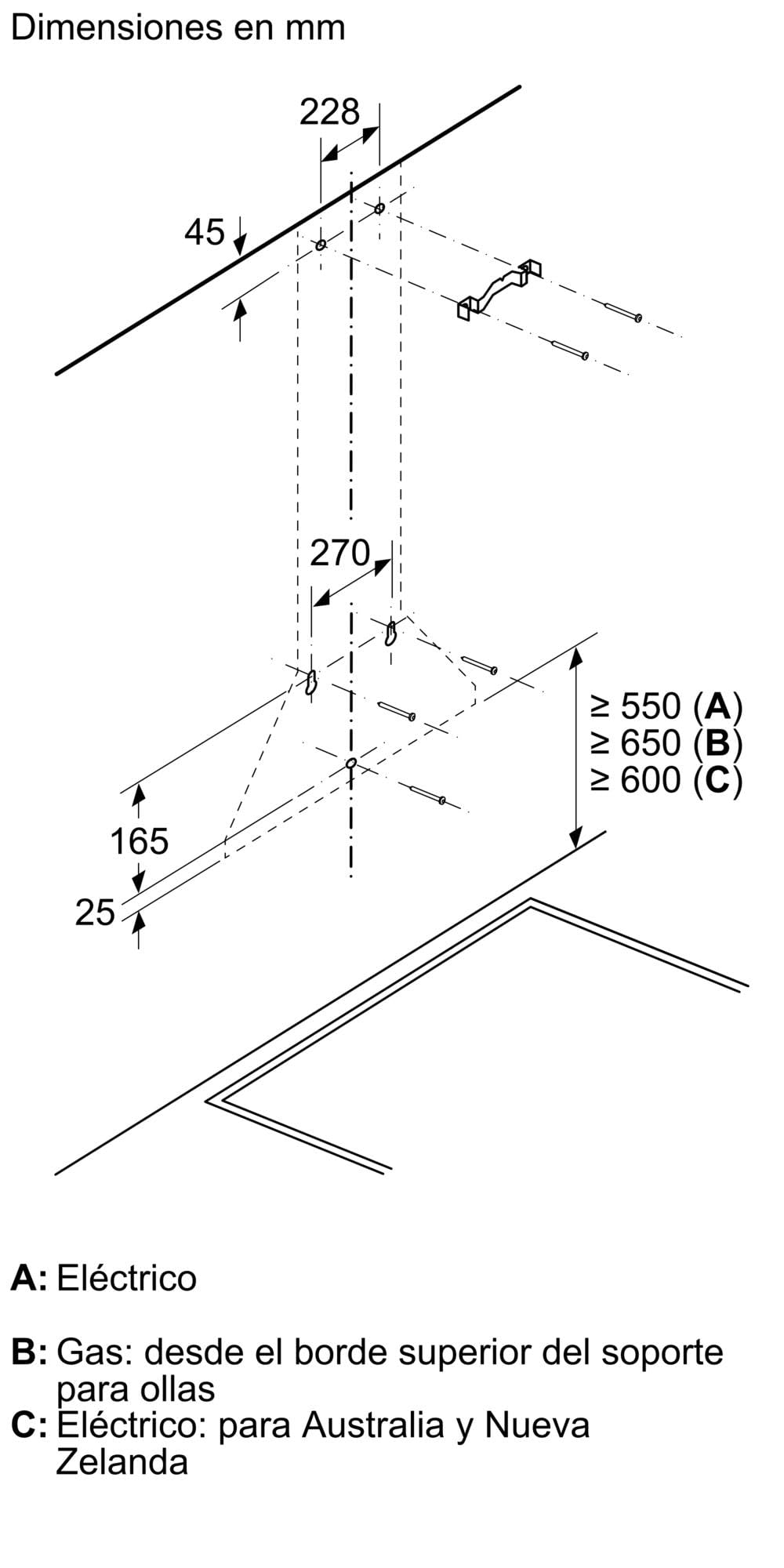 Balay - Campana Exrtactora Decorativa de Pared Piramidal, 90 cm de ancho, 3 potencias de extracción, Instalación en Salida de Humos o Recirculación, Acero Inoxidable, 3BC696MX