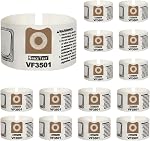 SpaceTent 6 Pack VF3501 Replacement Bags, compatible with Ridgid 3, 4 and 4.5 Gallon Shop Vac, Rigid Size C Vacuum Bags, 23738, WS32045F
