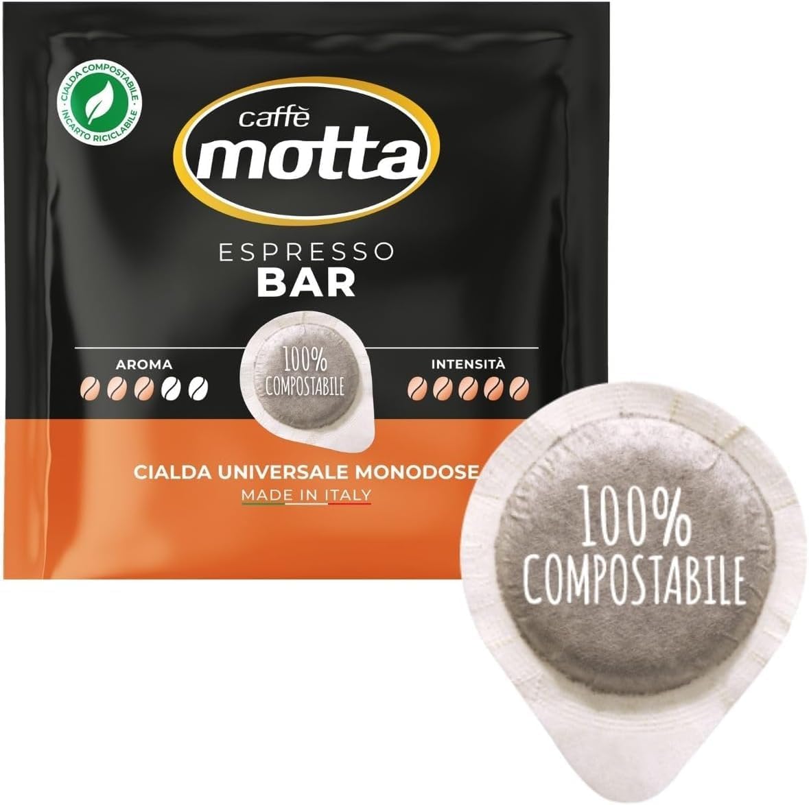 Italian Gourmet Caffe Motta Cialde E.S.E. Kaffeepads Espresso Bar 150 Stück