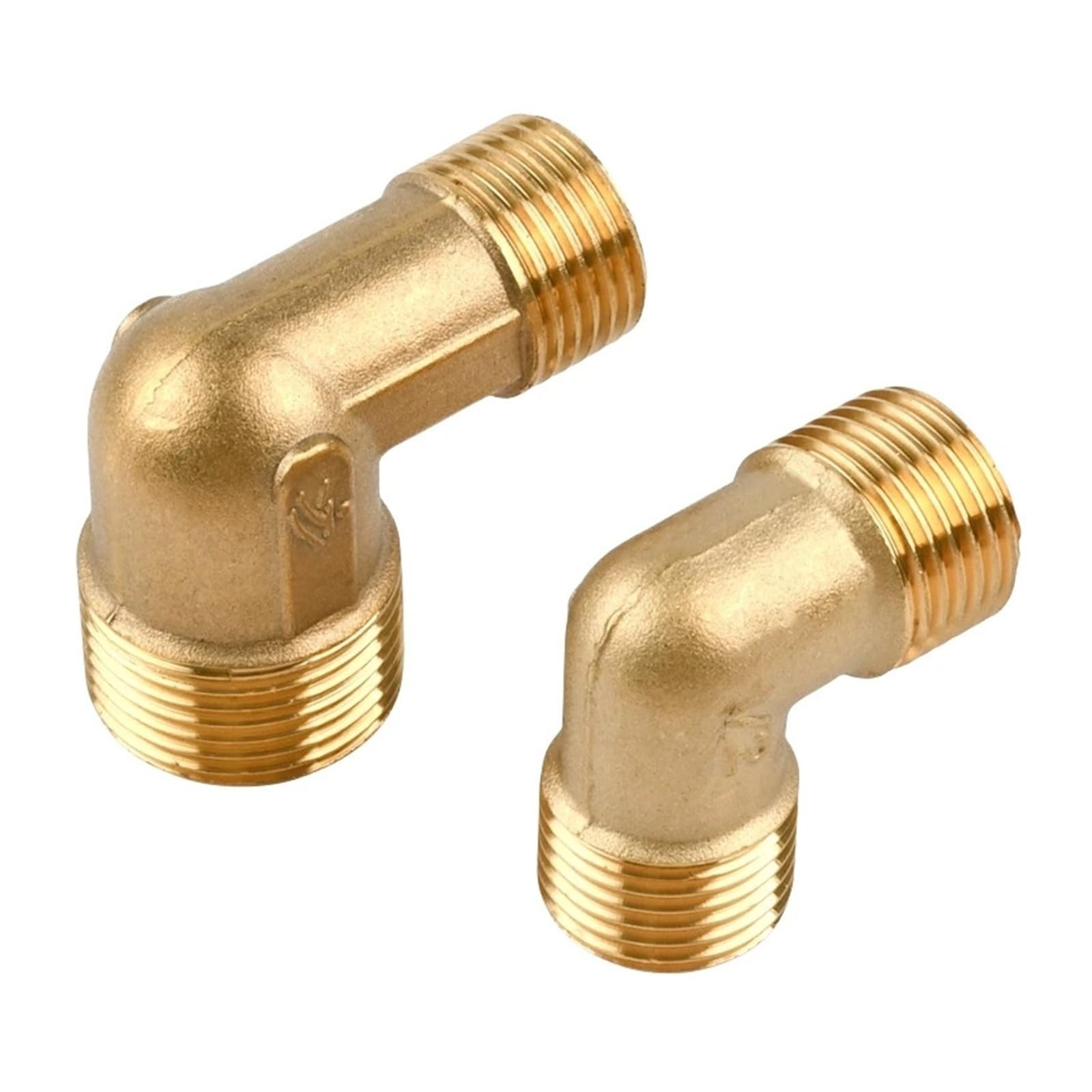 1/8 1/4 3/8 1/2 3/4 1 Raccordo a gomito filettato maschio in ottone Raccordo a gomito in ottone a 90 gradi Raccordo for tubo Accoppiatore for acqua e carburante Rame(3I4 Inch,3 Pieces)