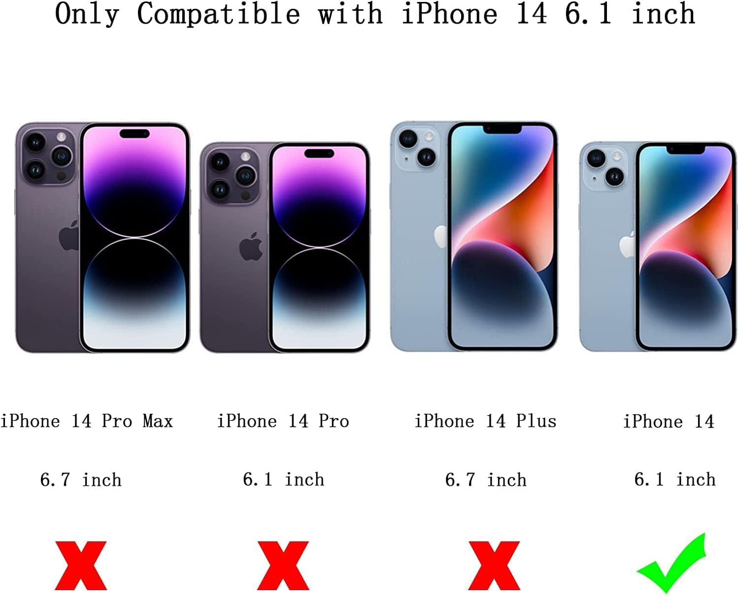 for iPhone 14 Clear Case with Crossbody Nylon Lanyard, Slim Translucent Shockproof Soft Protective Cover with Anti-Lost Detachable Adjustable Shoulder Neck Strap for Girls Women - Green - Image 2