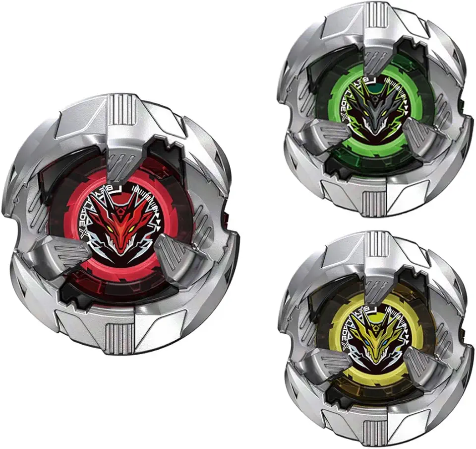 Takara Tomy Beyblade X BX-39 Random Booster Shelter Drake Select (72+) Anime Battling-top Game (5 unidades, metal, sem necessidade de montagem)