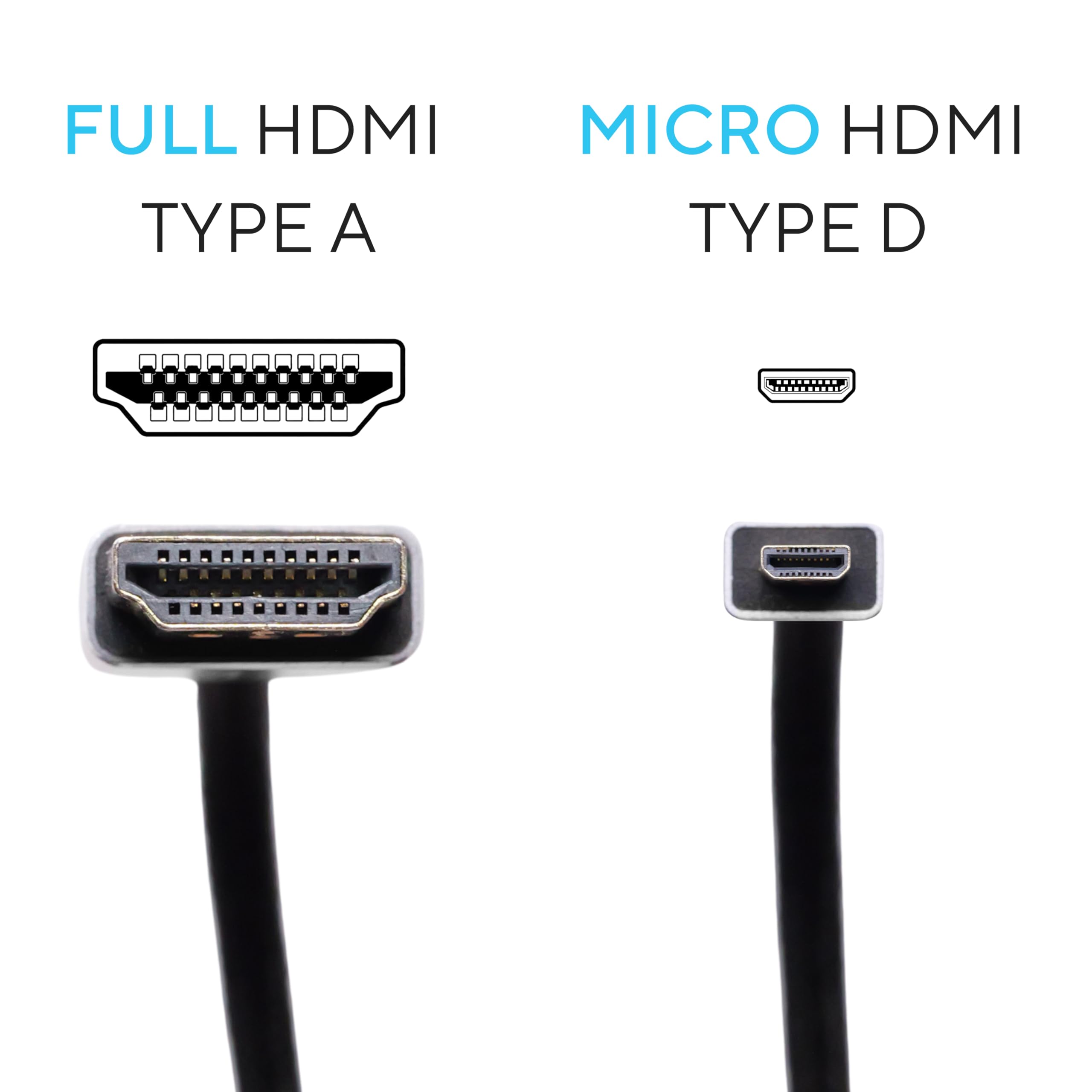 Amazon.com: KONDOR BLUE | Micro HDMI (Type D) to Full HDMI (Type A