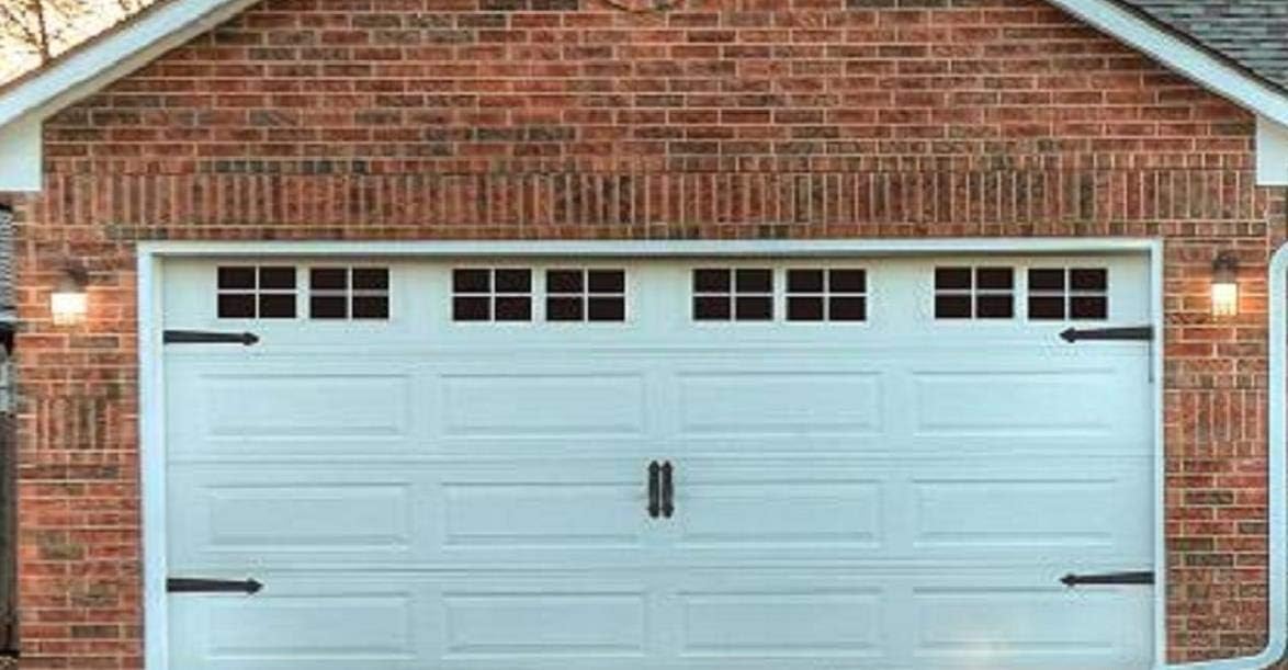 Magnetic Panels for Car Garage Door Decoration Fake Faux Windows (Color Black /2 Car Garage Kit) 32 Small Panels