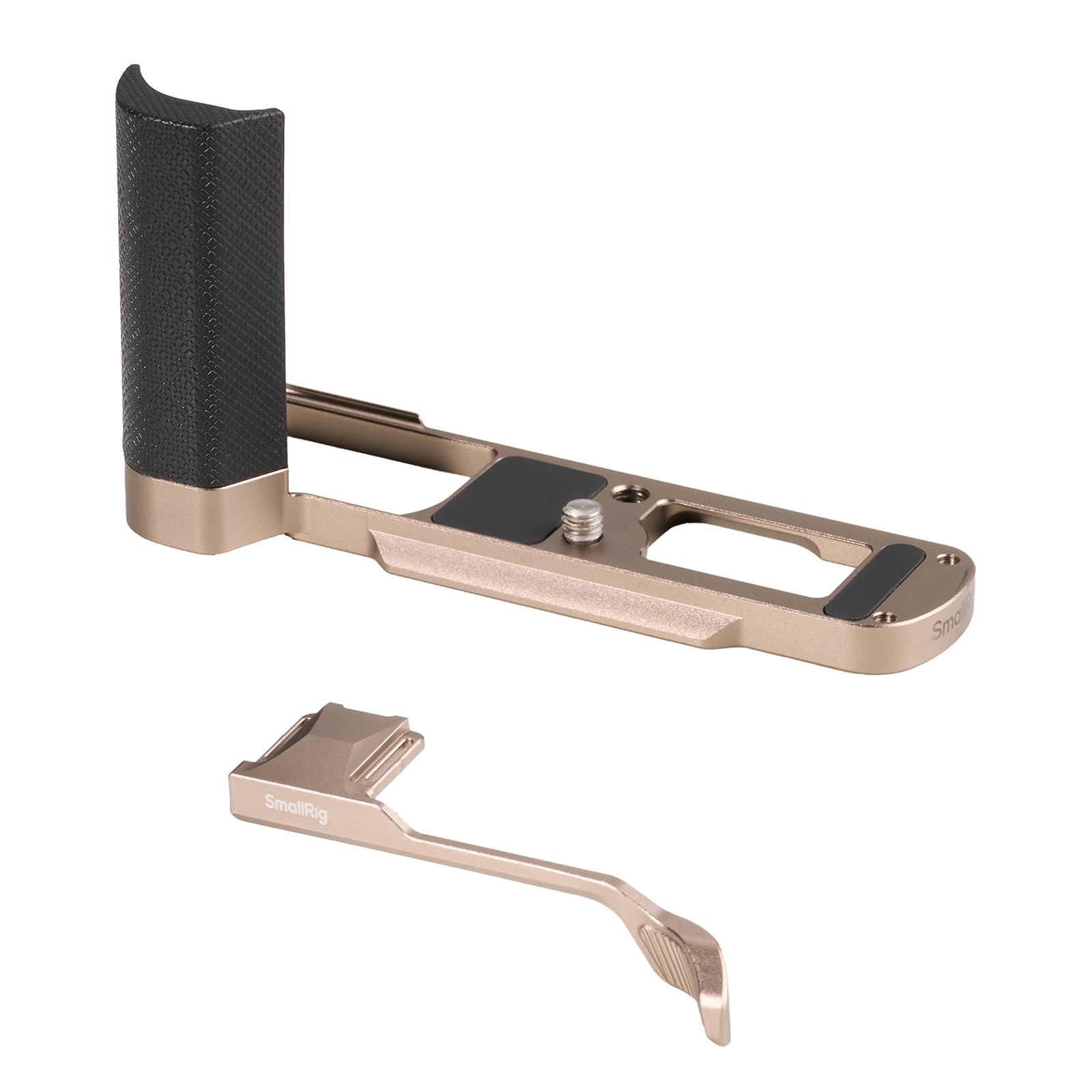 SMALLRIG Poignée en L pour Panasonic LUMIX L10, Repose-Pouce avec Monture Cold Shoe, Poignée latérale Ergonomique, Plaque à dégagement Rapide Arca Swiss, Compatible trépieds - (Titane) 6136