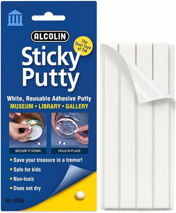 Alcolin Sticky Putty Museum, 24 Pack - Won't Dry Out