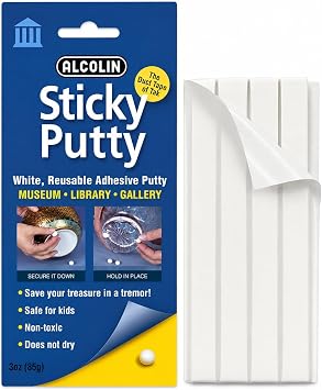 Alcolin Sticky Putty Museum, 24 Pack - Won't Dry Out