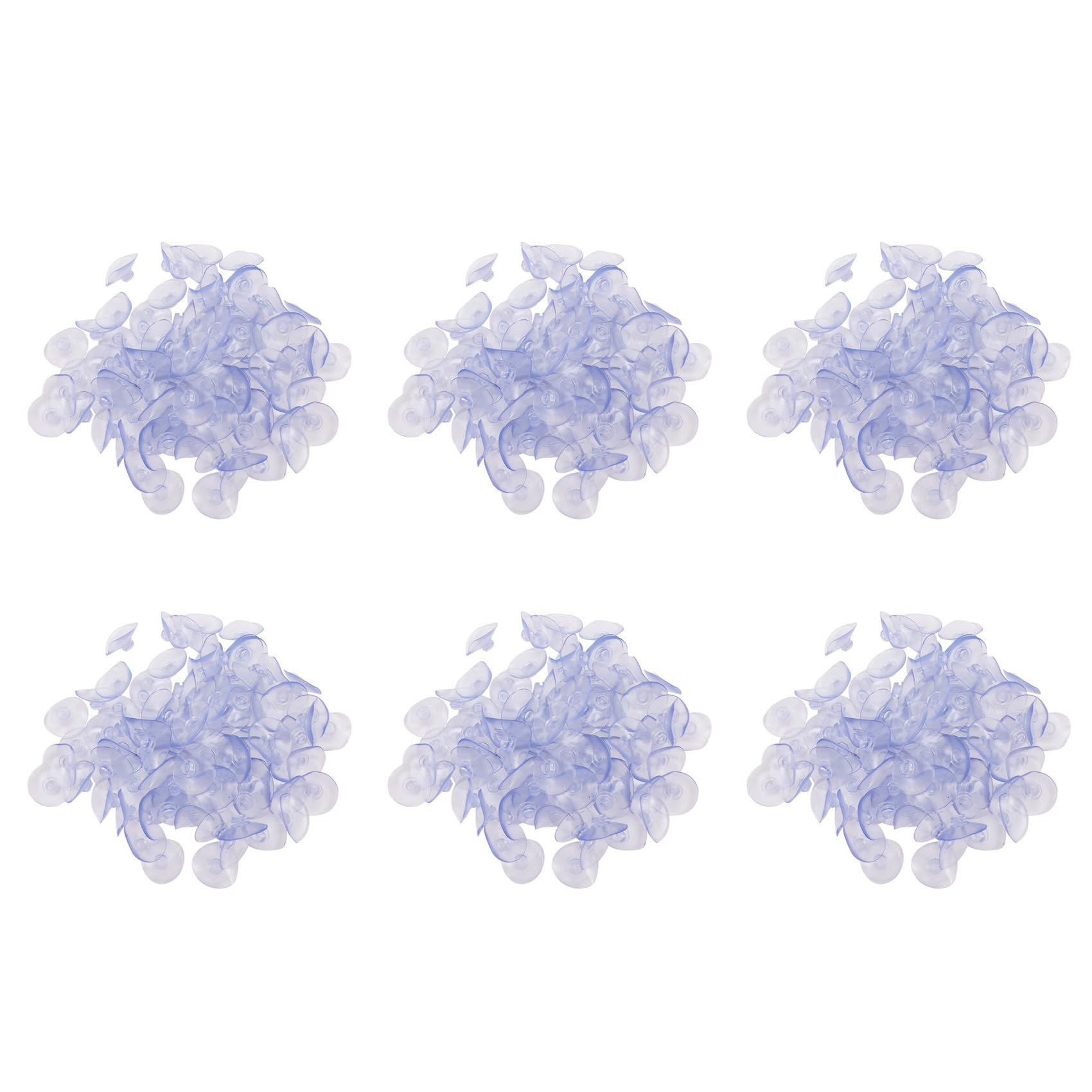 Ctrlzs 600Pcs 40Mm Clear Suction Cup Sucker Mushroom Head Suction Cup Suction