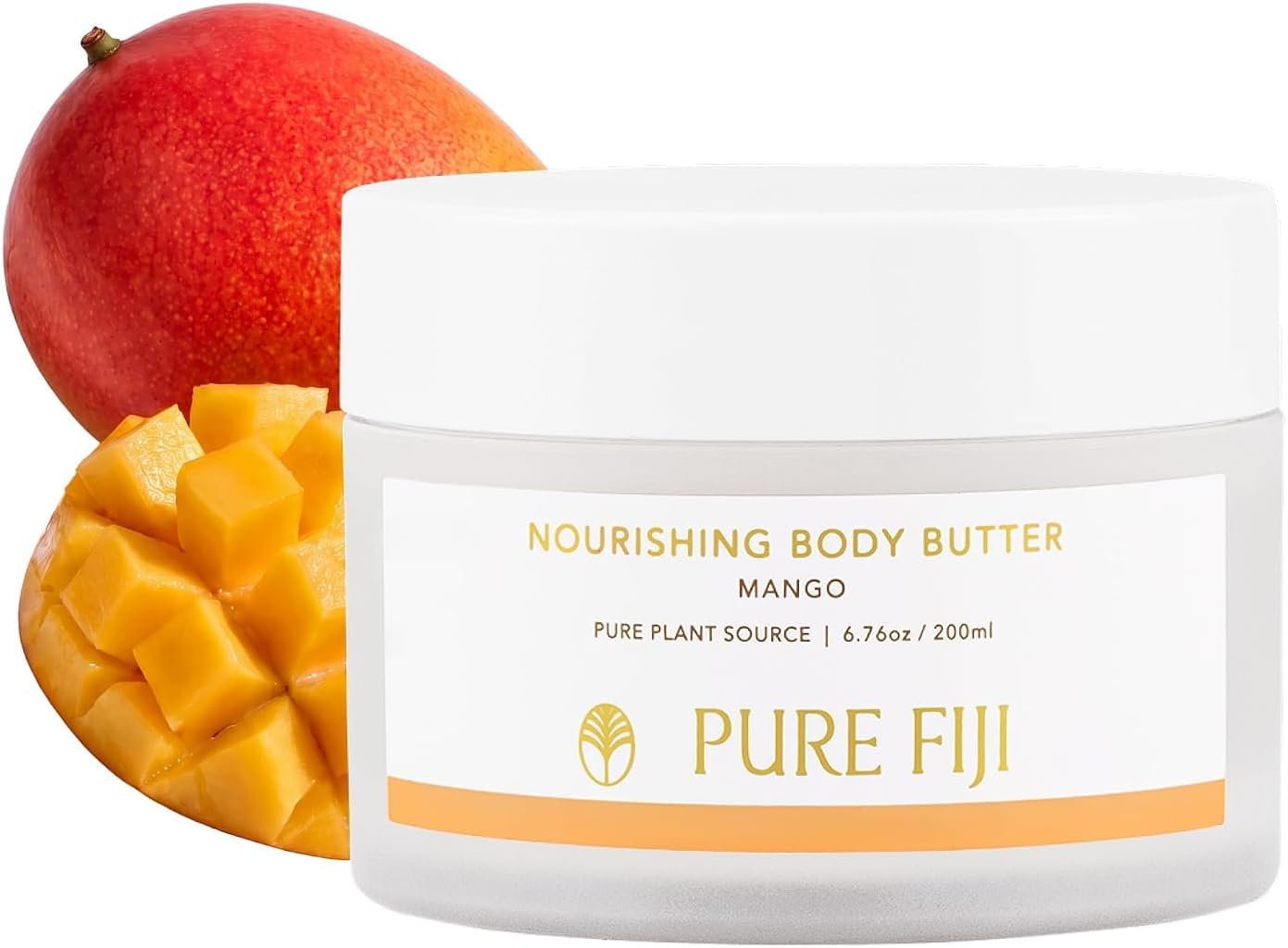 Pure Fiji Body Butter, Mango, 8 Ounce