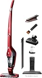 Ergorapido Pet Cordless 2-in-1 Vacuum Cleaner with Motorized Pet Nozzle for Easy Pet Hair Removal, 48-Minute Run Time, 2 Power Modes, Chili Red