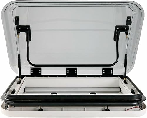 Miniatura 2 de Kit de ventilación de techo universal para caravana, caravana, autocaravana, techo de ventana, tragaluz LED, escotilla de ventilación de techo con