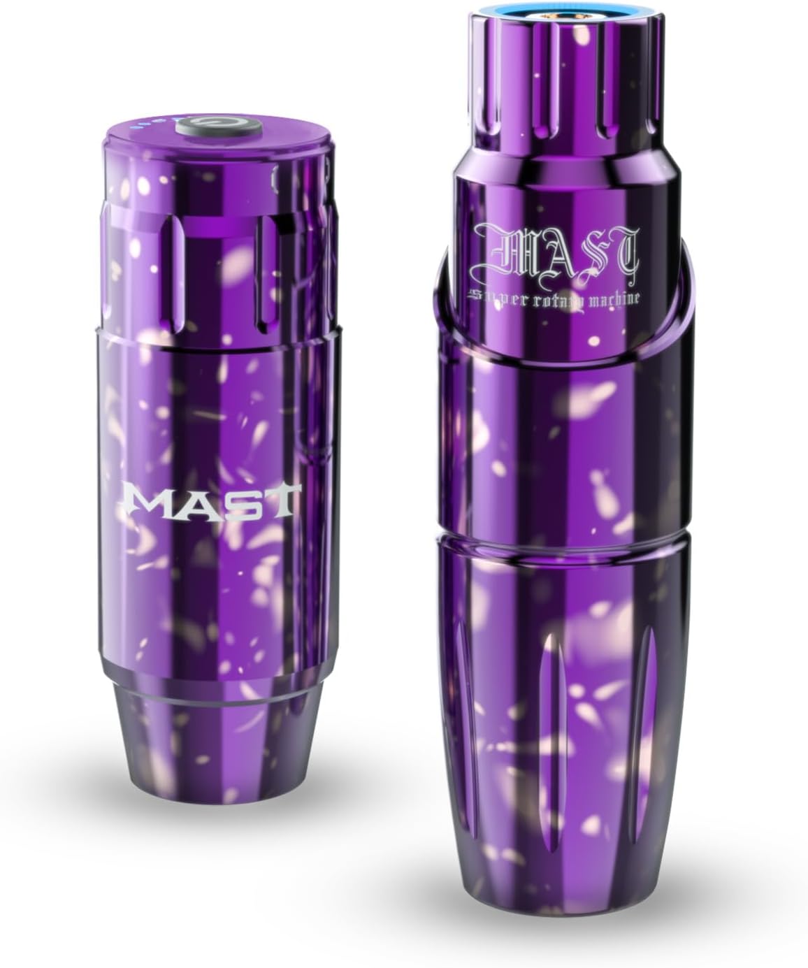 Mast Tour Tattoo Pen Machine Kit - Professional Rotary Cartridges Tattoo Pen - Short Battery Powered Lightweight (Mast Tour Purple)