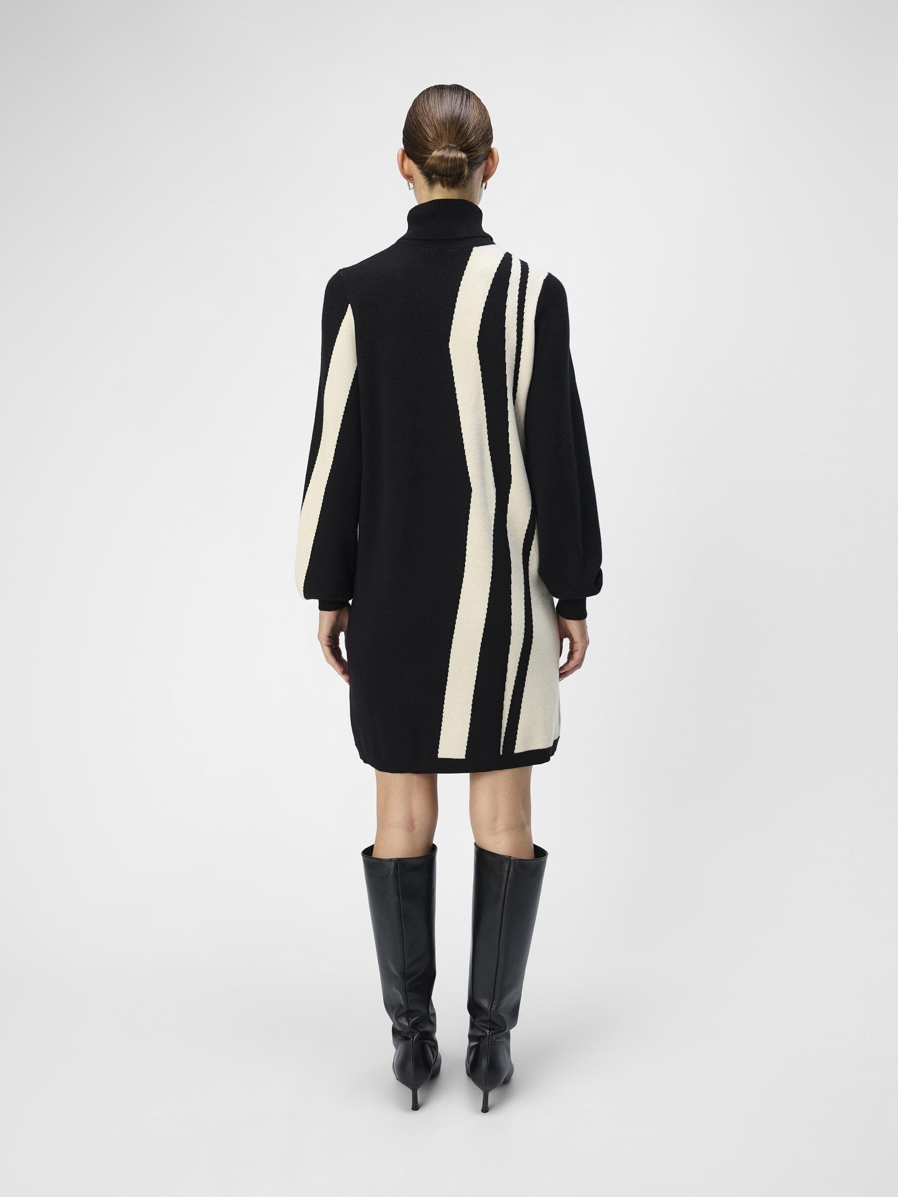 Object Objray L/S Knit Rollneck Dress Robe en Tricot Femme