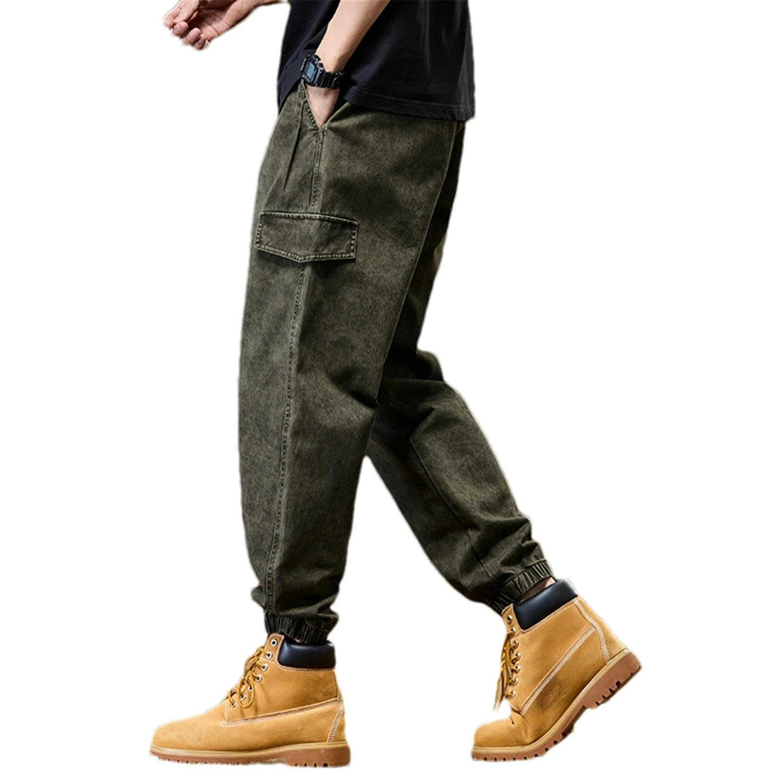 Tuta da uomo Harem Pantaloni Primavera e Autunno Estate Sottile Polsini Larghi Pantaloni Sportivi Casual