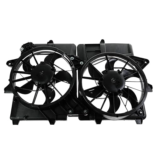 Vista 447 de TRQ Conjunto de ventilador de refrigeración dual compatible con Infiniti EX35 2009 FX35 FX50 2007-2008 G35 2008-2013 G37 2012-2013 M35h 2014-2015