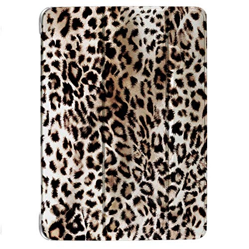 Image of DuraSafe Cases for iPad PRO 11 Inch 1st [ PRO 11 1 Gen 2018 ] A1980 A1934 A2013 A1979 MTXN2HN /A MTXP2HN /A MTXR2HN /A MTXQ2HN /A Smart Adjustable Stand Feature Printed Sleek Design Flip Case - Leopard