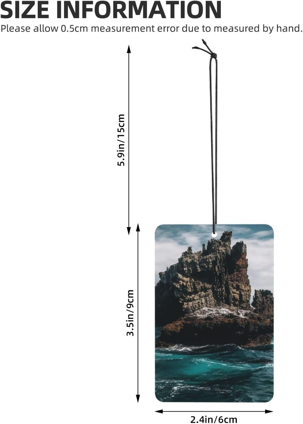 Car Air Freshener 24 PCS Rock Formations in Water Hanging Car Air Fresheners Auto Interior Decor Card Freshener Strong Scented Card Lavender Cars Scents for Office Bedroom Close Drawer Rectangle