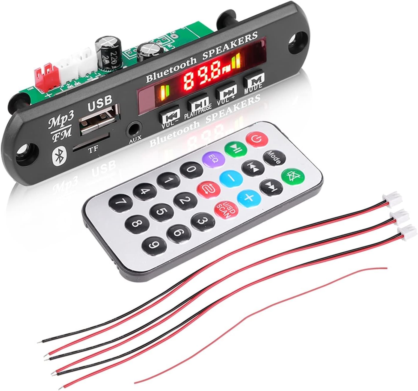 特別プライス 拡声器 ノボル電機 40W MP3プレーヤー付き車載アンプ YD