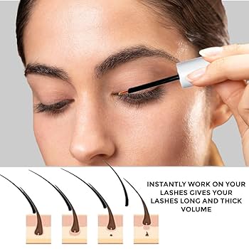 Amazon.com: Eyelash Growth Serum - with Instant Lash Volume Effect. Eyebrow  Growth Treatment. Dermatologist Approved Lash Enhancing Serum 2-4 Weeks  (5ml Large Size) 6 months Use. Organic, Vegan & Cruelty-Free : Beauty