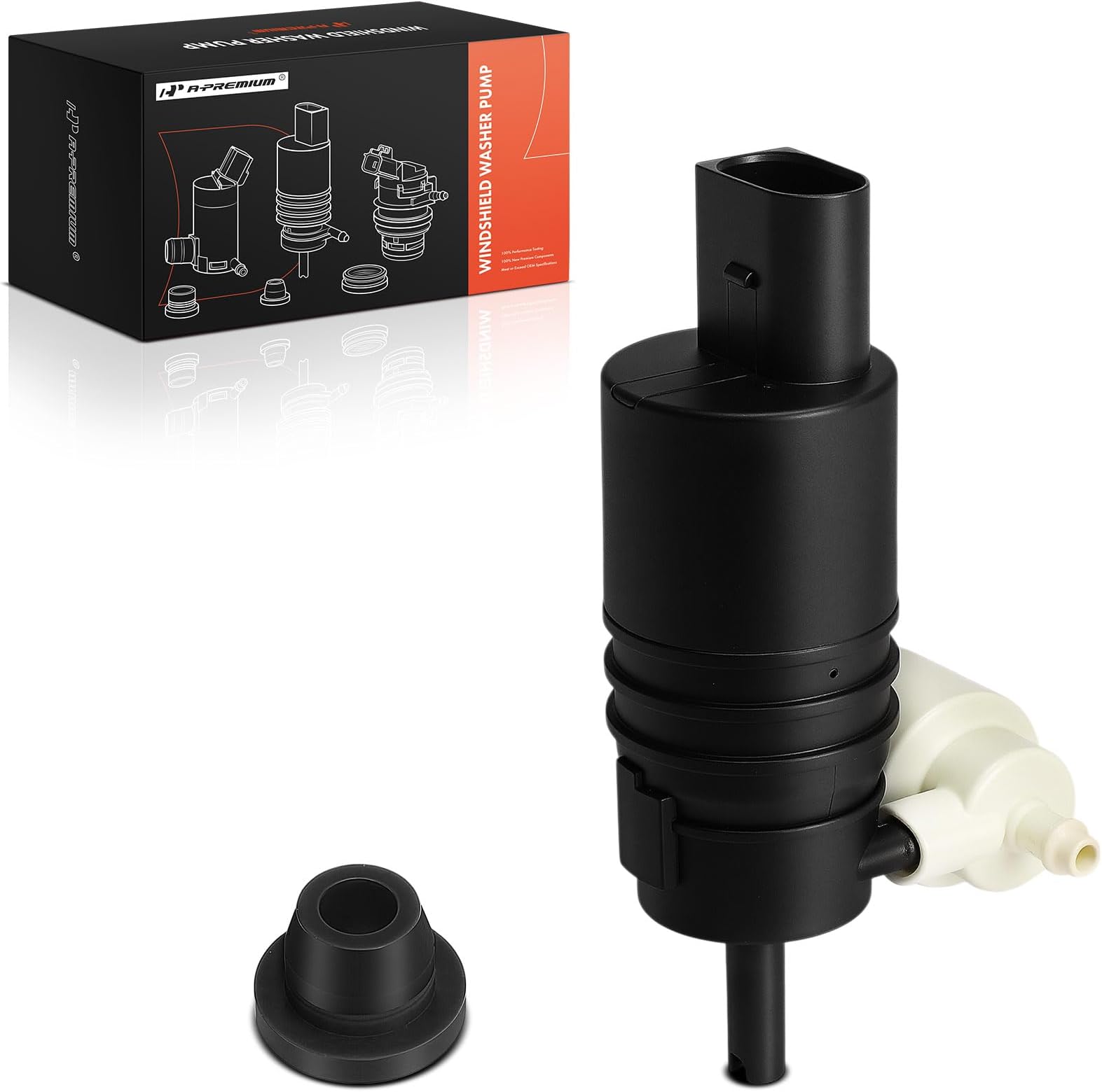 Windshield Washer Pump Compatible with Buick Encore 2014 2019-2022, Encore GX 2020-2022 & BMW X5 2014, X5, X3, X2, X1, X7, Alpina XB7, Alpina B7, i3, i3s & Mini & Chevrolet
