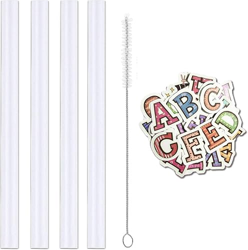 Miracredo 4 popotes reutilizables para botellas de agua con aislamiento CamelBak Eddy de 14 onzas, sin BPA, fáciles de limpiar, pajitas de plástico