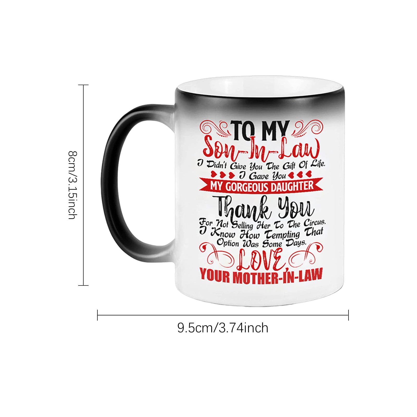 Tazza in ceramica colorata con la scritta MOM - Regalo perfetto per la festa della mamma, compleanno, per gli amanti del caffè