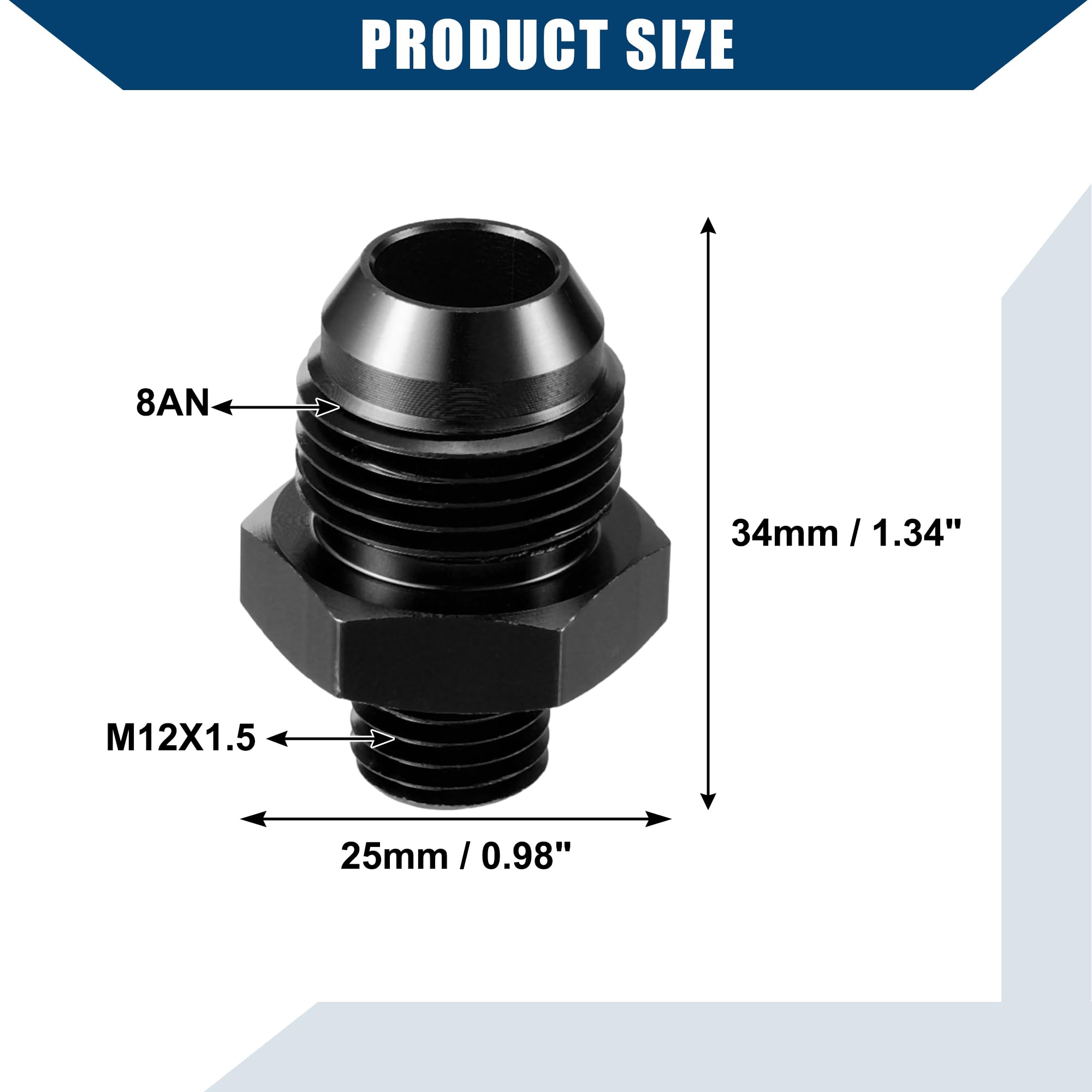 Hihaha Raccord De Carburant Avec Rondelle/adaptateur De Fusée