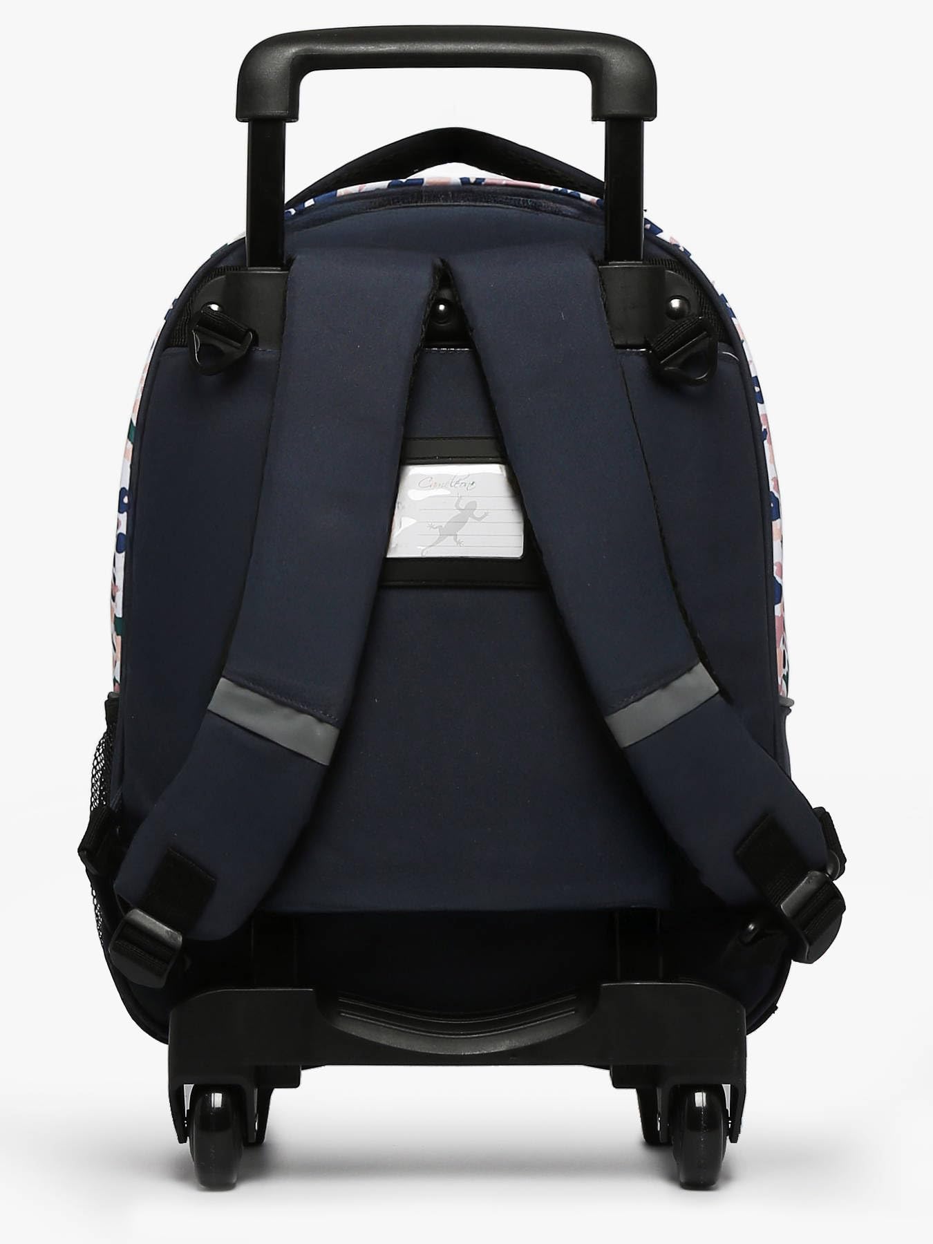 Cameleon Sac à dos scolaire à roulettes Bleu enfant Ligne Actual Intérieur 2 compartiments. Idéal pour l'école primaire : Du CP au CE2. Pour fille et garçon