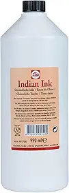 Tinta Nanquim Indian Ink Talens 990ml