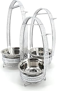 Cyborg Hookah Shisha Kohlebehälter Kohlekorb Mittel Silber Höhe ca. 36 cm