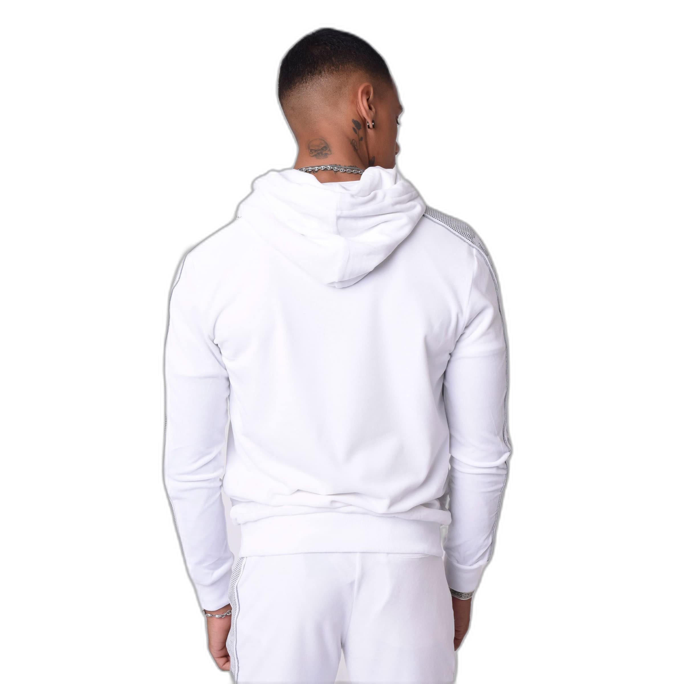 Project X Paris Veste à capuche bande logo strass