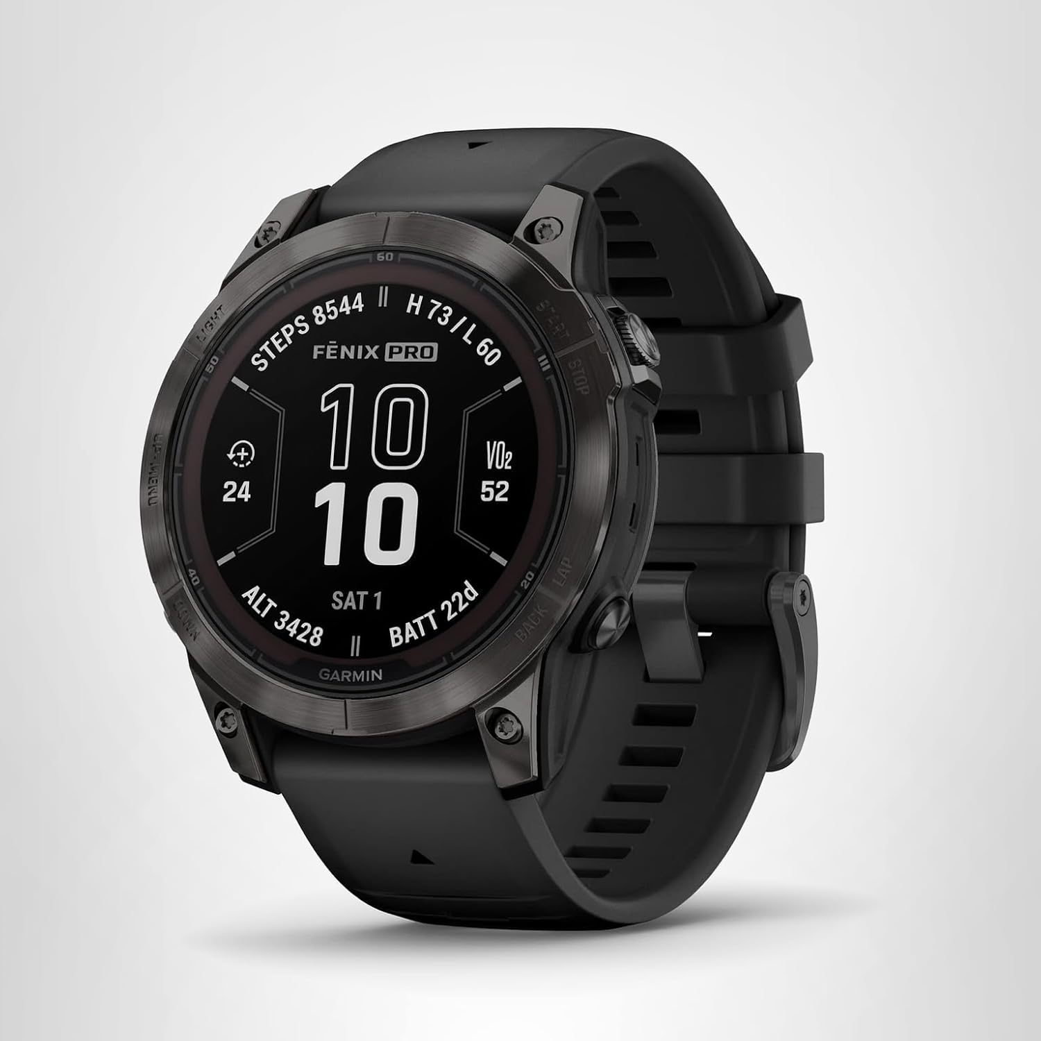 Garmin Fenix 7 Pro Sapphire Solar Side