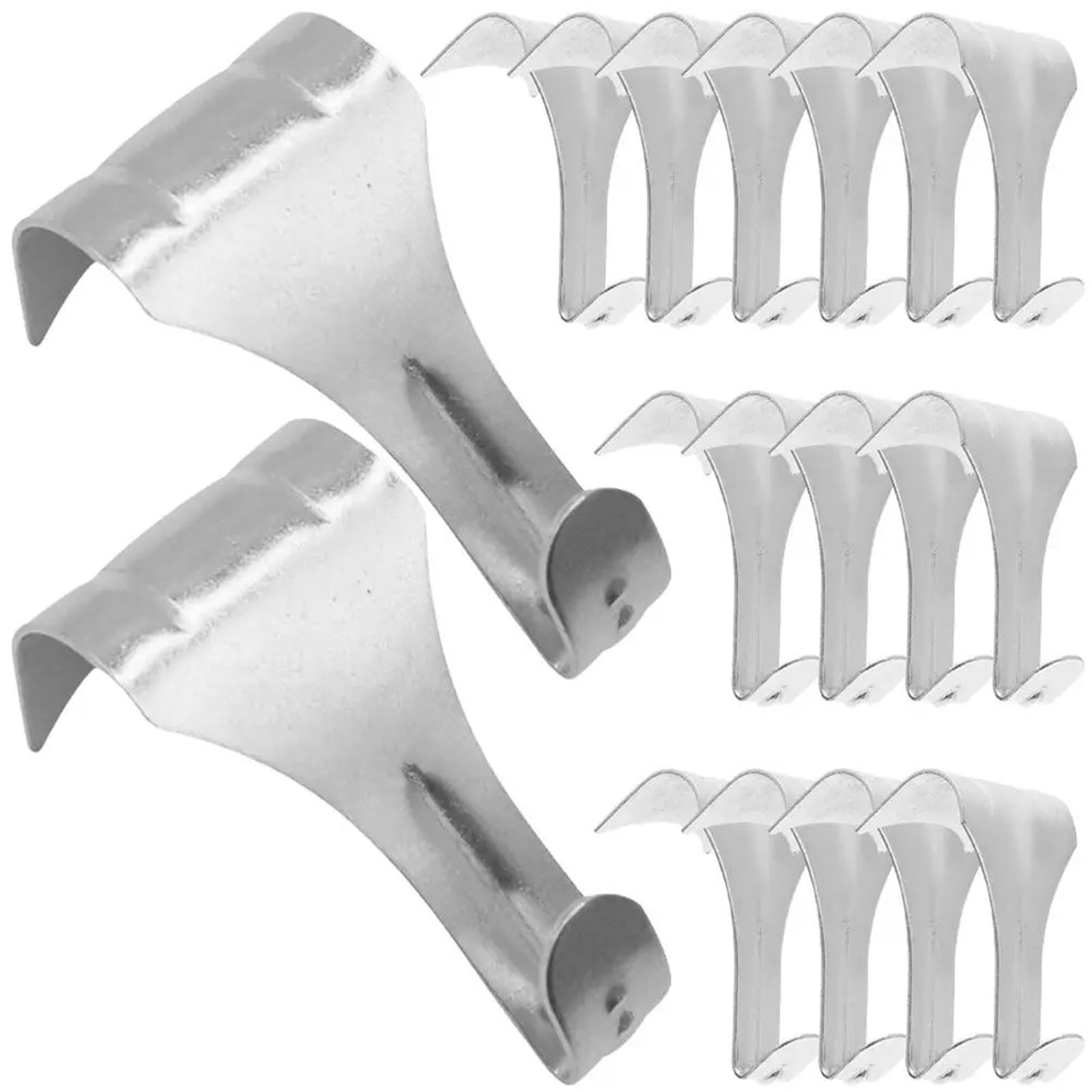 Picture Rail Hooks 50Pcs S-Shaped Picture Rail Hooks Heavy Duty Metal Molding for Wall Photo Frame Hanging Hangers for Pictures Frames Gallery Pictures Billboards