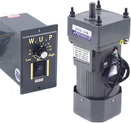 Miniatura 131 de Motor de engranajes eléctrico 120W DC 24V Reductor de engranajes helicoidal Caja de engranajes Motor eléctrico de engranajes RV 50K 35Nm Motor 120W