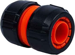 Adaptador de grifo – 2 x 2 cm para reparación de manguera con mecanismo de bloqueo, conector de tubo a prueba de fugas, acoplamiento de suministro compacto, herramienta para exteriores con