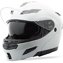 Gmax Unisex Adult GM54S Pearl White Modular Helmet 1540085