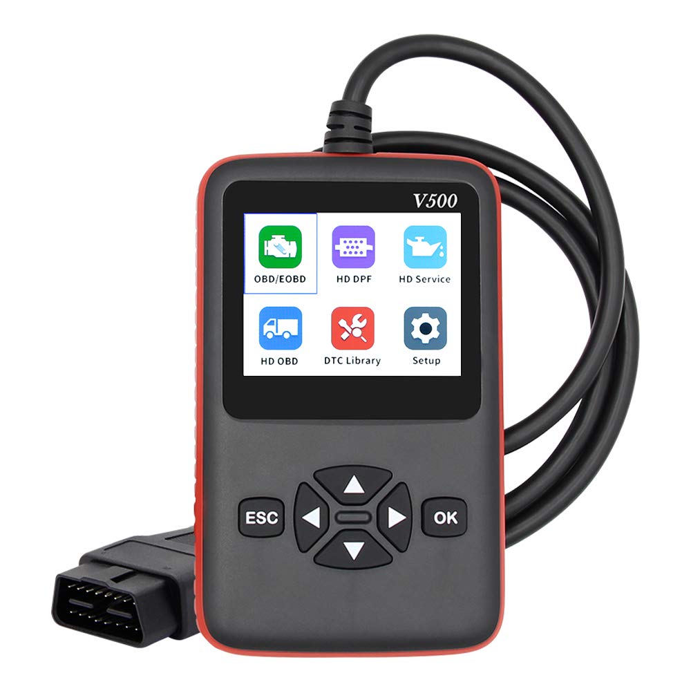 Buy Washinglee V500 Heavy Duty Truck Scan Tool, Truck and Car 2 in 1