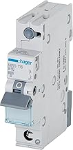 Hager MCS120 °C Type 1P 1 Module (S), Circuit Breaker, Circuit Breakers (50/60 Hz; 25 – 60 °C; -25 – 80 °C)
