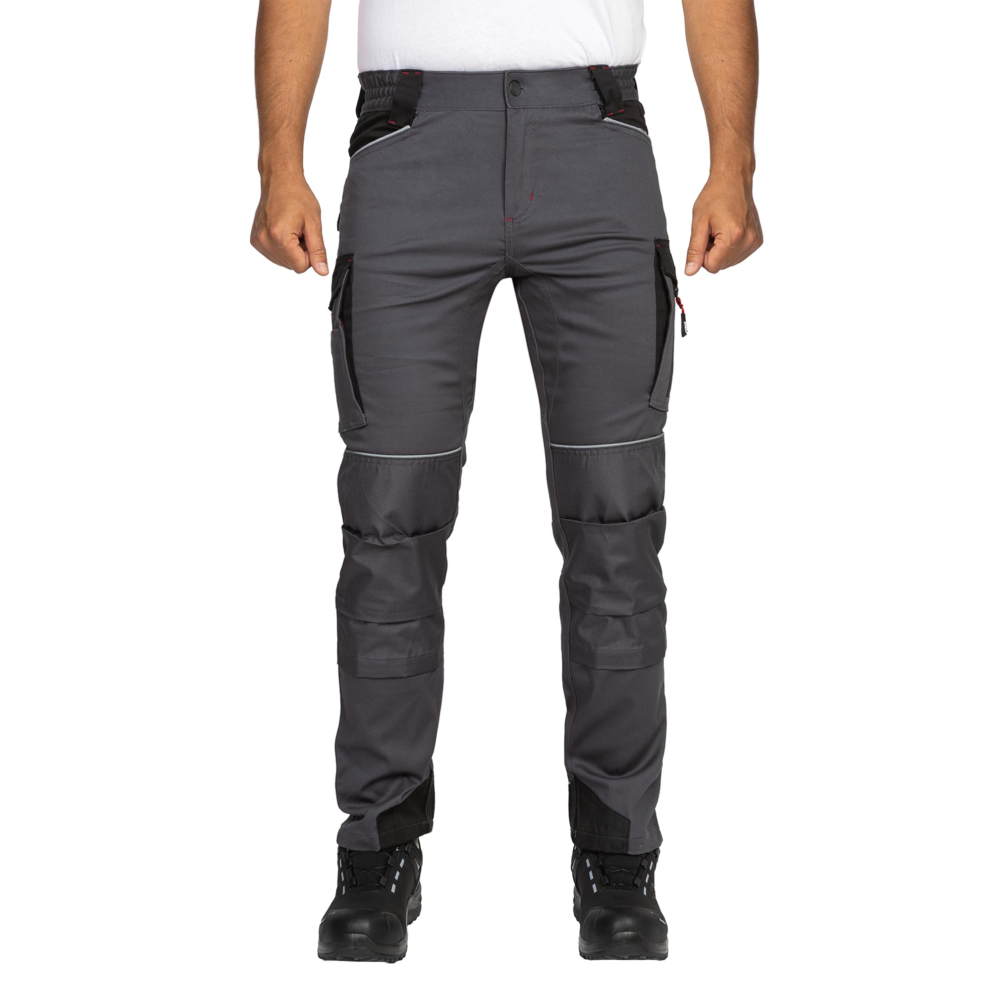 BWOLF Daytona Pantalones De Trabajo Hombre Ropa De Trabajo para Hombre Elasticos Pantalon Trabajo con Muchos Bolsillos