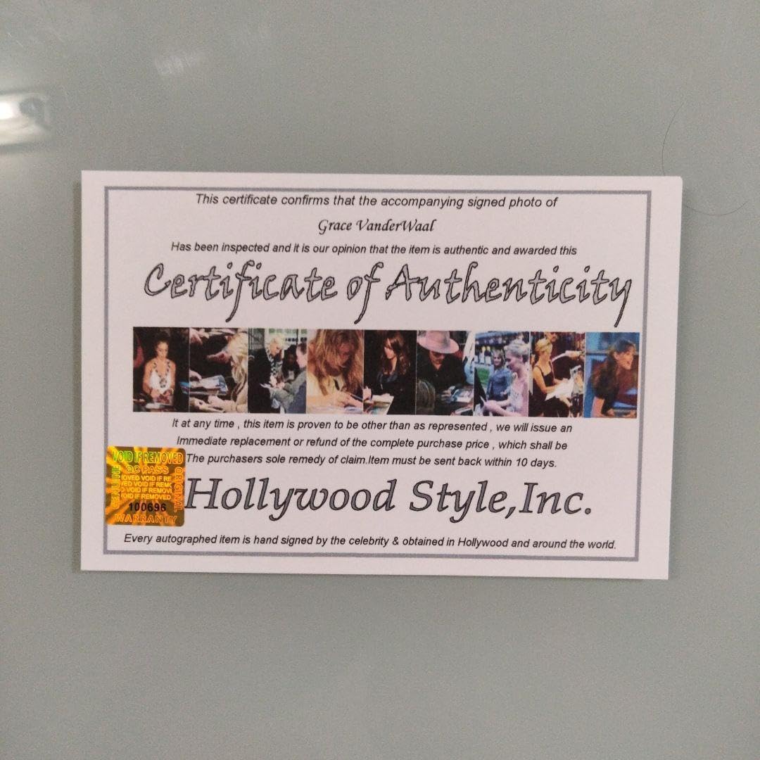 グレース・ヴァンダーウォール直筆サイン入り超大型写真…