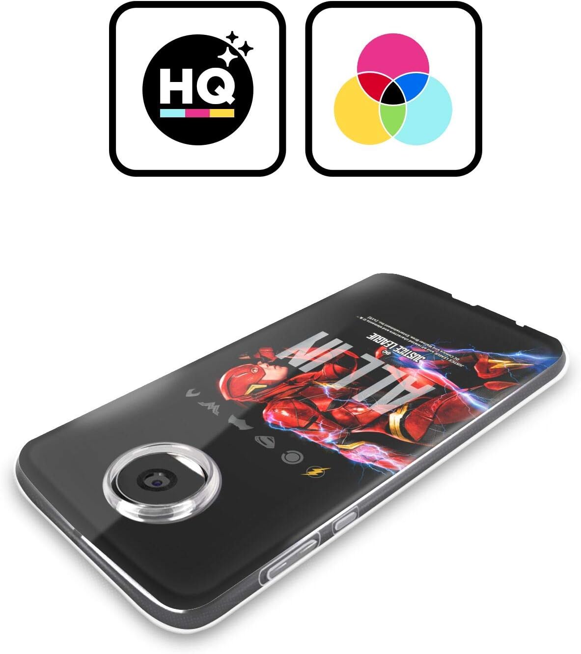 Head Case Designs Officially Licensed Justice League Movie The Flash Posters Soft Gel Case Compatible with Motorola Moto G52 image 2