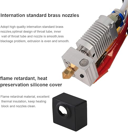 Miniatura 3 de Creality Original Ender 3 V2 Extrusora Ensamblado MK8 Hotend Kit Completo Reemplazo Hotend 3D Impresora Accesorio
