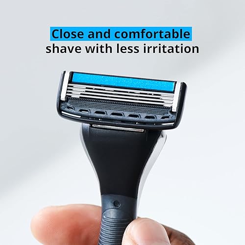 Miniatura 3 de Dorco Pace 4 Pro - Sistema de afeitado de cuatro cuchillas - 2 asas de repuesto (solo mangos)