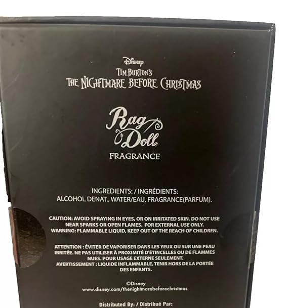 Nightmare Before Christmas The Sally Rag Doll Fragrance Perfume 3.4 fl oz