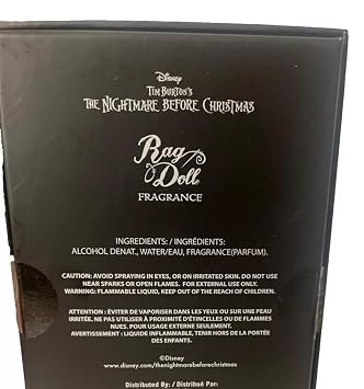Nightmare Before Christmas The Sally Rag Doll Fragrance Perfume 3.4 fl oz