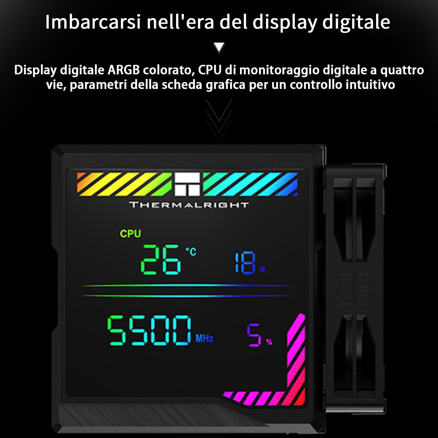 TR -Peerless Assassin 140, ventole doppie PWM con velocità di 1850 giri/min, supporto Intel lga1700/1851/115X/2011/1200